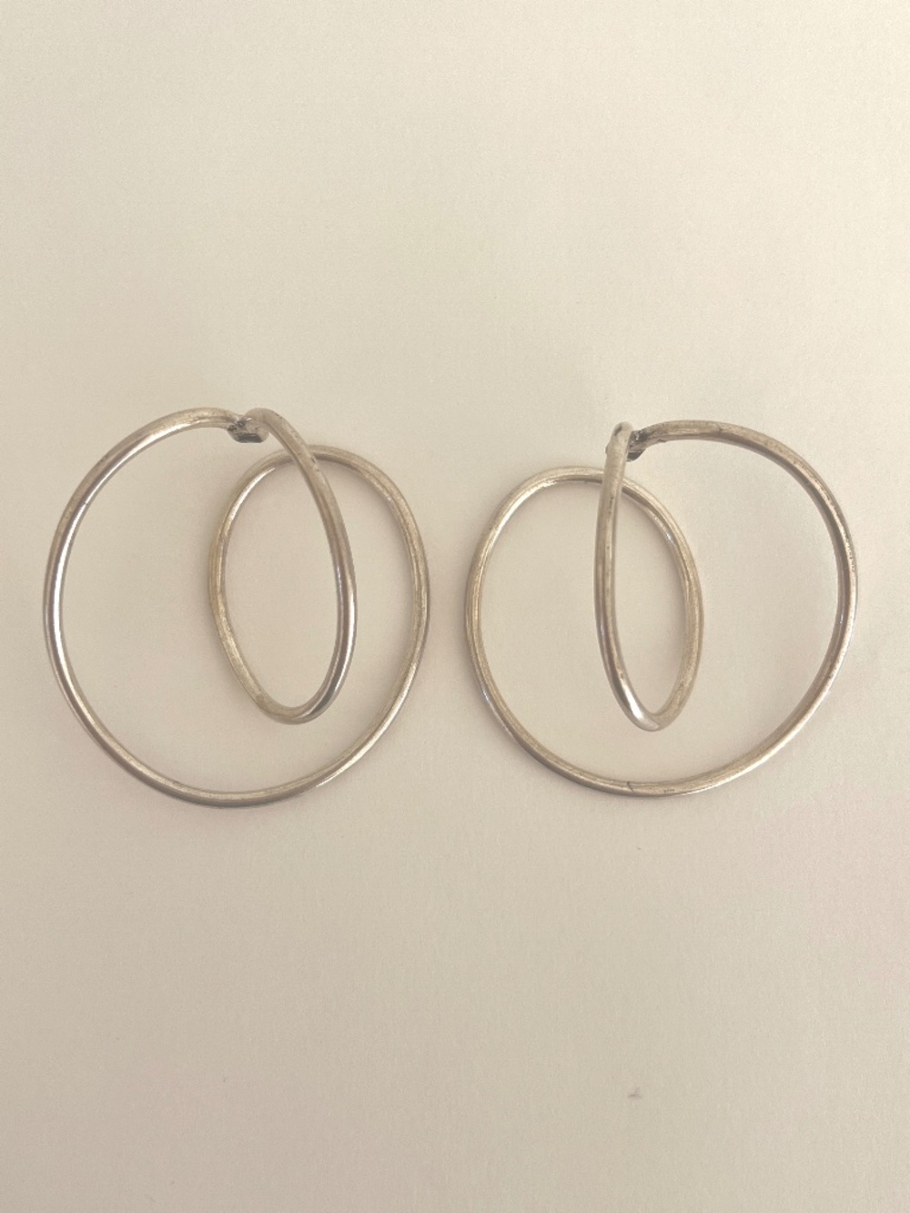 Georg Jensen Ear Cuff Earrings 925 Sterling Silver